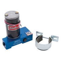 Blue Electric Fuel Pump,  480+ Hp, 3/8", 6.5 psi, 120 GPH, Quiet Flo, No regulator is required