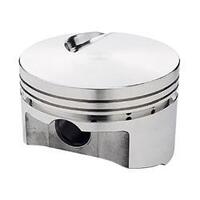 4.010" +010" Ford 351C 408 Cleveland Stroker Pistons, Flat Top, 4032 Forged Pistons, -3cc CH 1.185" (4.000" x 6.000")