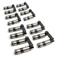 SBC 350 Retro-Fit Tie Bar Hydraulic Roller Lifters 350 383 400 Small Block Chevy - Set of 16 Reduced Travel .300 Tall Body