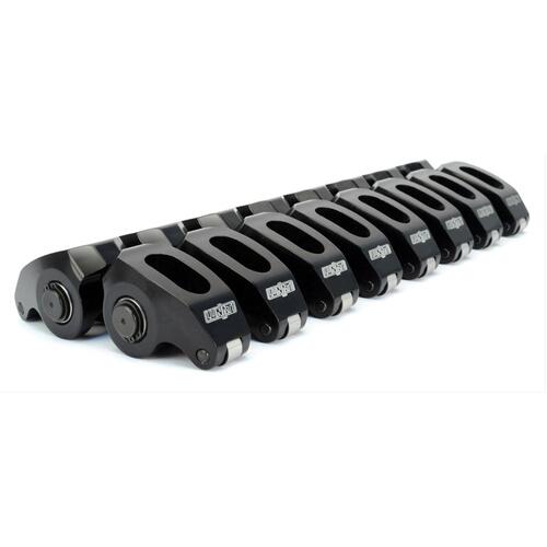 Lunati Voodoo Windsor Roller Rockers Arms,1.6 Ratio SBF Ford 289 302W 351W WINDSOR 7/16" stud, Black