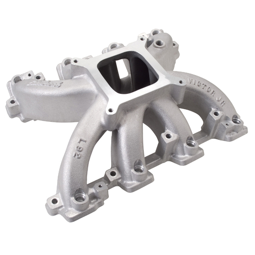 LS3 6.2L Carby Intake Manifold Single Plane Victor Jr Chevy, with EFI provision, 4150 base