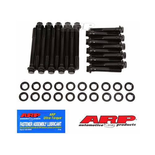 Cylinder Head Bolts FORD FE 390 428 Kit 6 Point HEX Head, Black OEM DRP AFR EDELBROCK HEADS Big Block Ford BBF