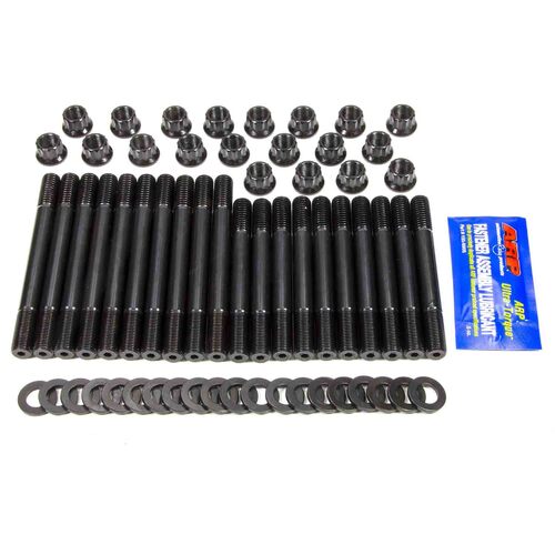 BBF Cylinder Head Studs FORD 460 Kit 6 Point HEX Head, Black, OEM & EDELBROCK HEADS 429 460 Big Block Ford BBF