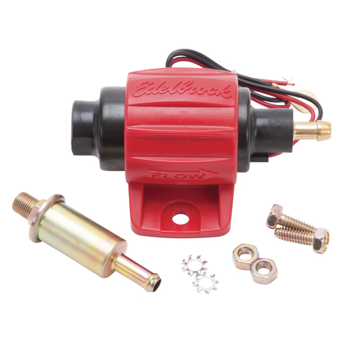 38 gph, 400hp Electric Fuel Pump for carburetor, Small Micro Electric, Carb, , 144 LLPH, Gas, E85, 4-7 psi, Universal Fuel Pump, Quiet.