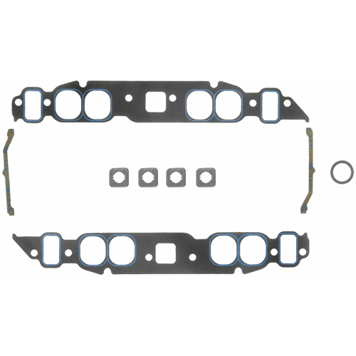 Big Block Chevy, 396, 454 Intake Inlet Manifold Gaskets, suits Oval Ports. 2.050" x 1.820", Printoseal, BBC