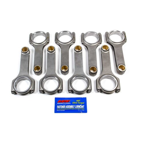 5.700" LJ 4340 H-BEAM CONRODS, 12 Point ARP 8740 bolts, SBC Chevy 350 Small Block, 6570021