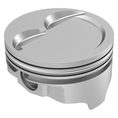 4.020" +.020 Flat Top Pistons SBC 357 / 350 Small Block Chevy, -12cc, CH 1.548" CAST HYPEREUTECTIC HYPERTEC